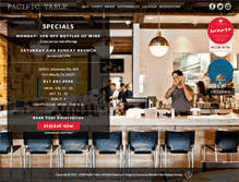 Tablet Screenshot of pacifictableftworth.com